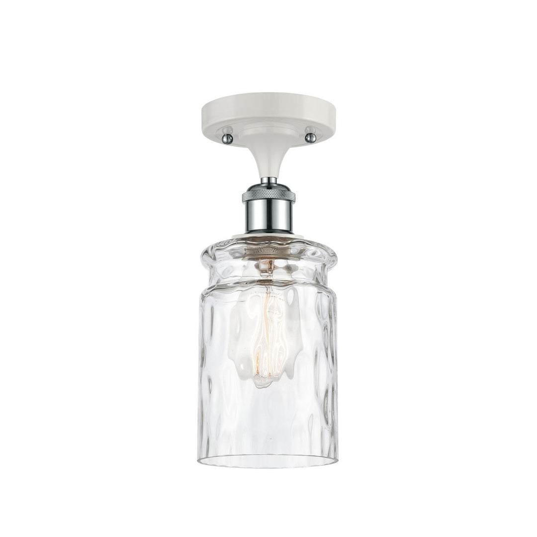 Innovations Ballston 516-1C-WPC-G352 Ceiling Light - White and Polished Chrome