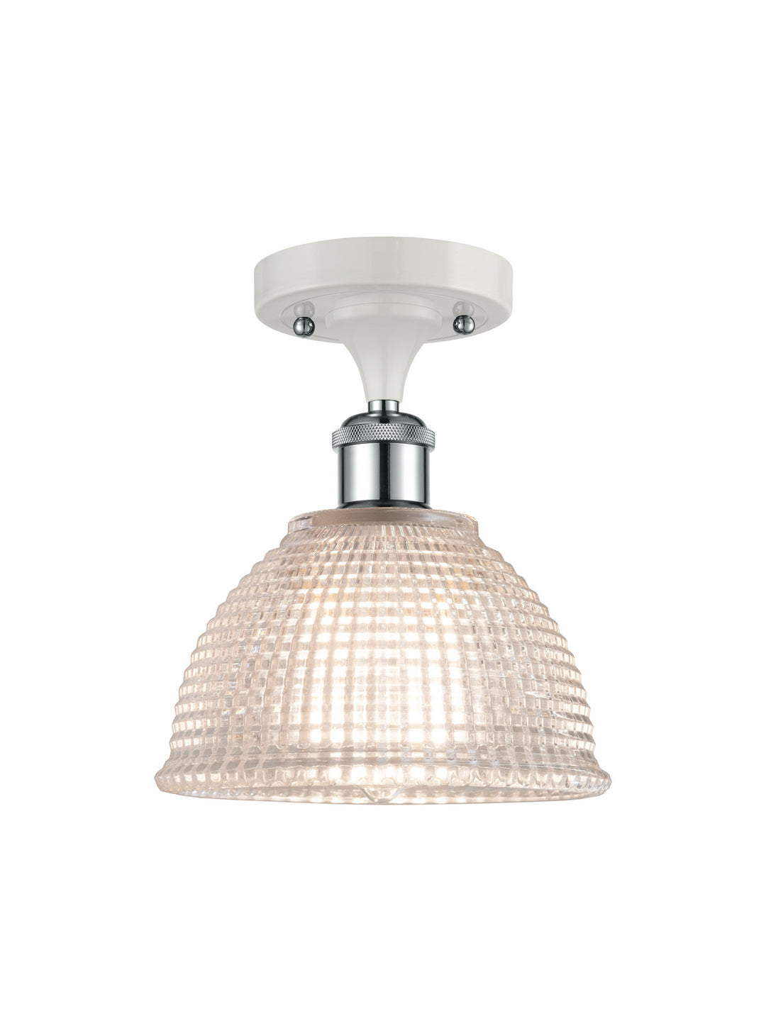 Innovations Ballston 516-1C-WPC-G422 Ceiling Light - White and Polished Chrome