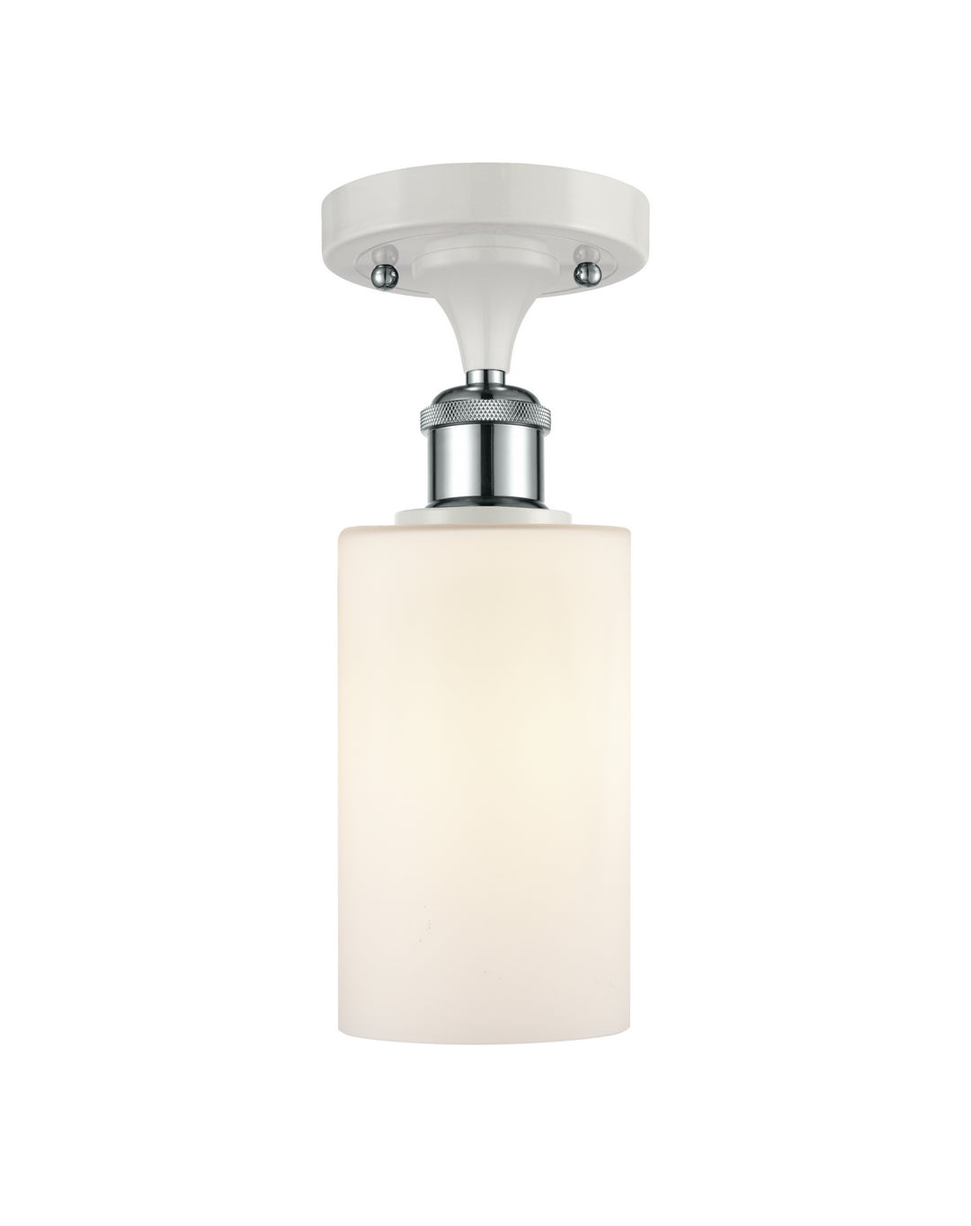 Innovations Ballston 516-1C-WPC-G801 Ceiling Light - White and Polished Chrome