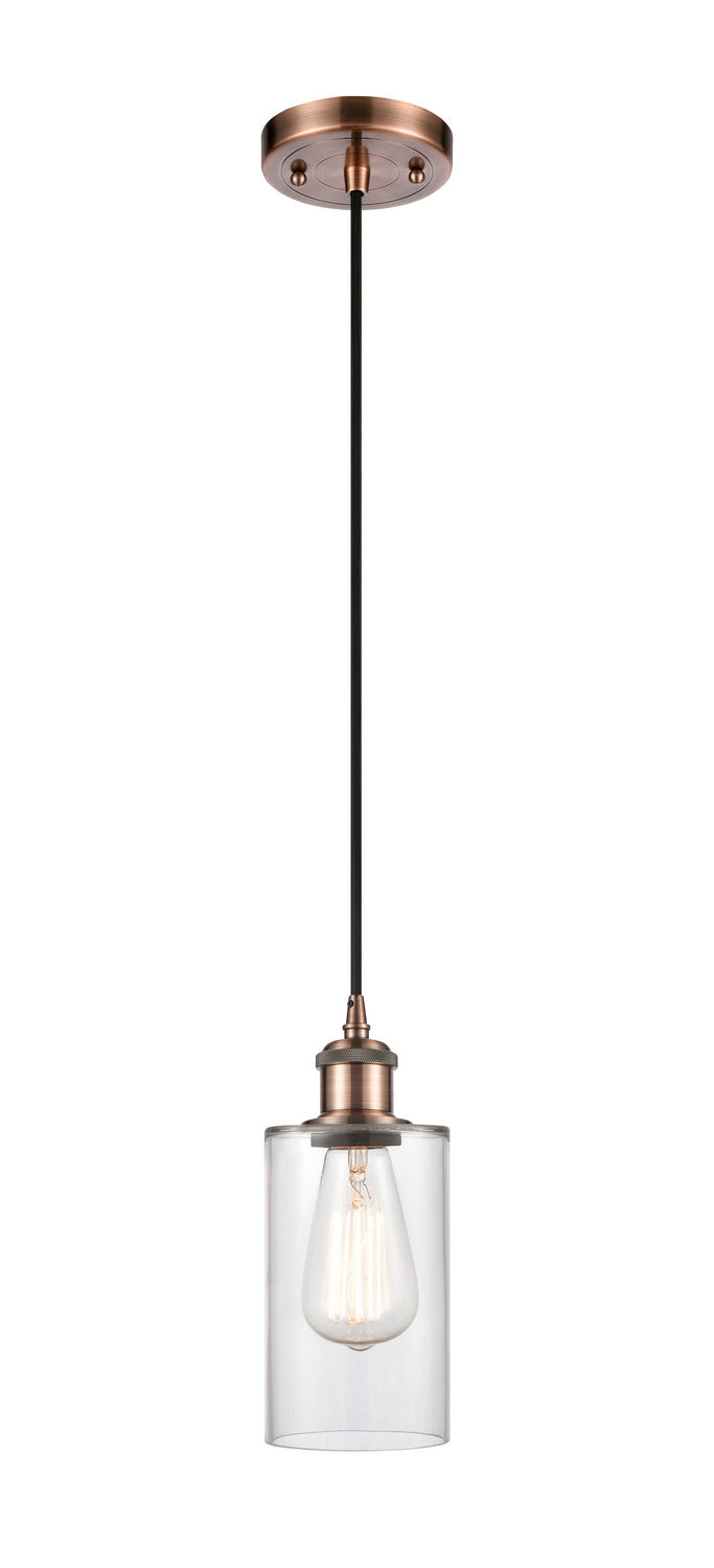 Innovations Ballston 516-1P-AC-G802-LED Pendant Light - Antique Copper