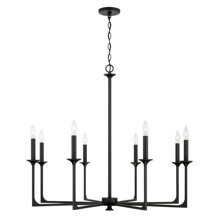 Capital Clint 437381BI Chandelier Light - Black Iron