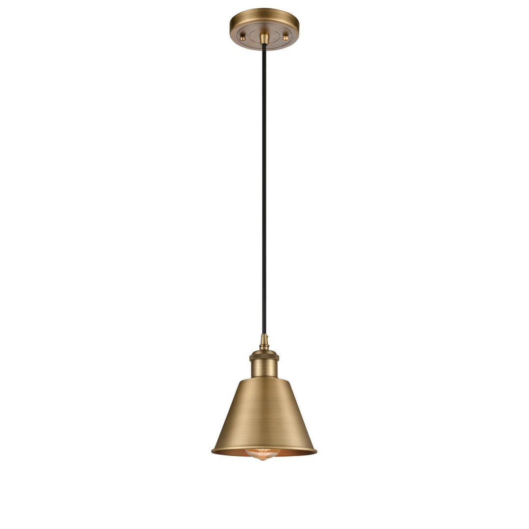 Innovations Ballston 516-1P-BB-M8 Pendant Light - Brushed Brass