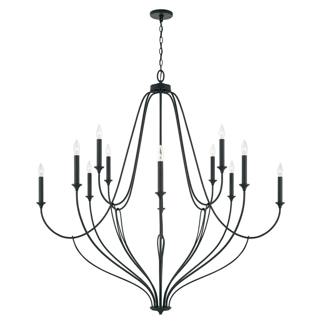 Capital Bentley 441601BI Chandelier Light - Black Iron