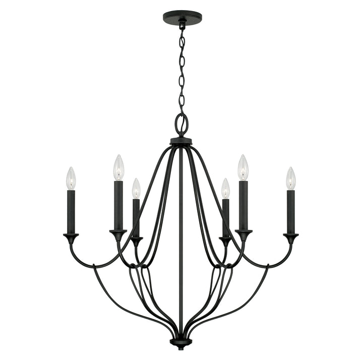 Capital Bentley 441661BI Chandelier Light - Black Iron