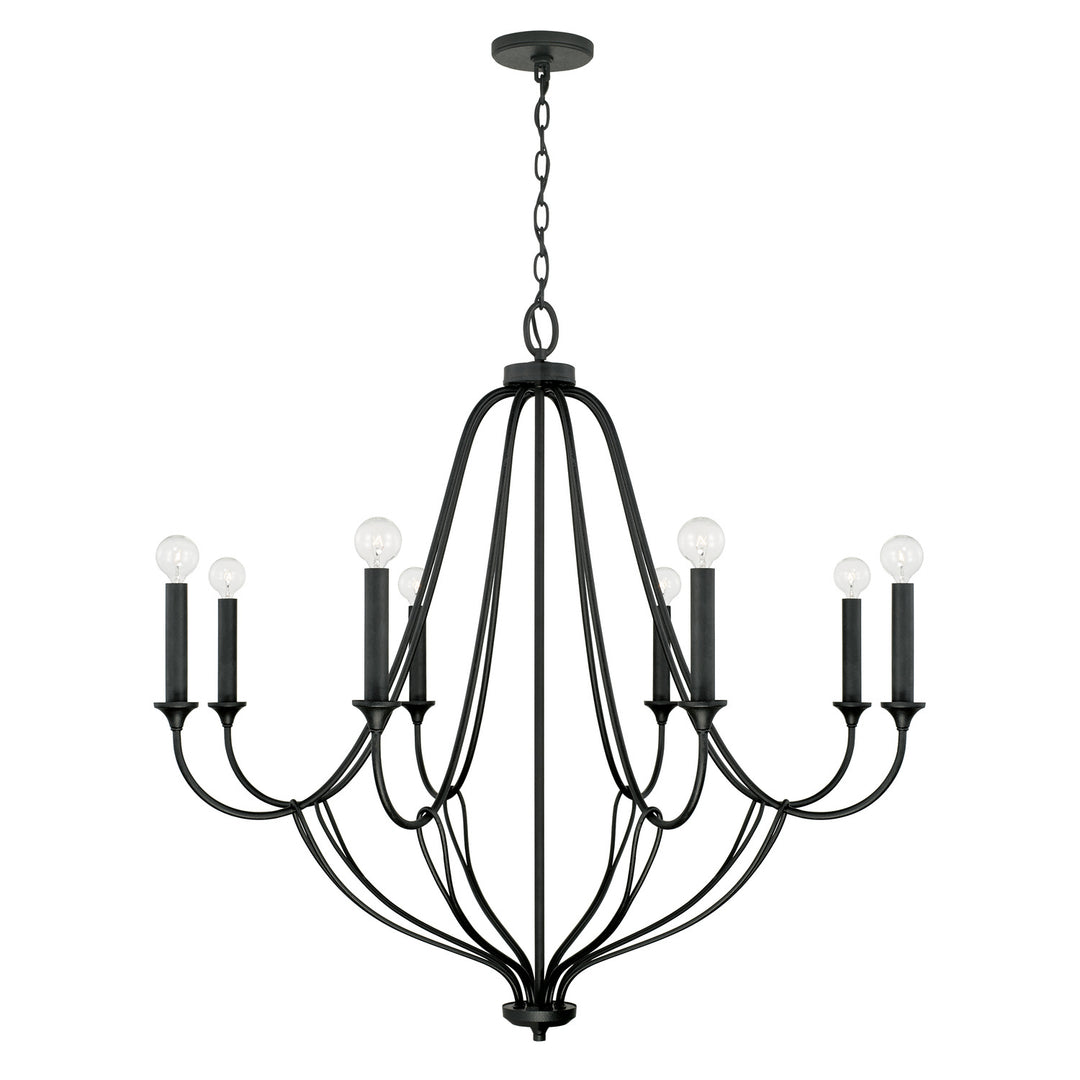 Capital Bentley 441681BI Chandelier Light - Black Iron