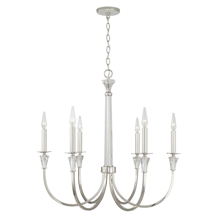 Capital Laurent 441861PN Chandelier Light - Polished Nickel