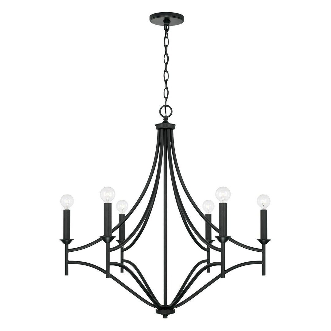 Capital Peyton 442061MB Chandelier Light - Matte Black