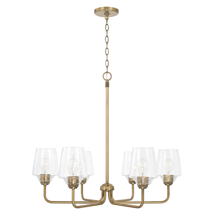 Capital Miller 442261AD-512 Chandelier Light - Aged Brass