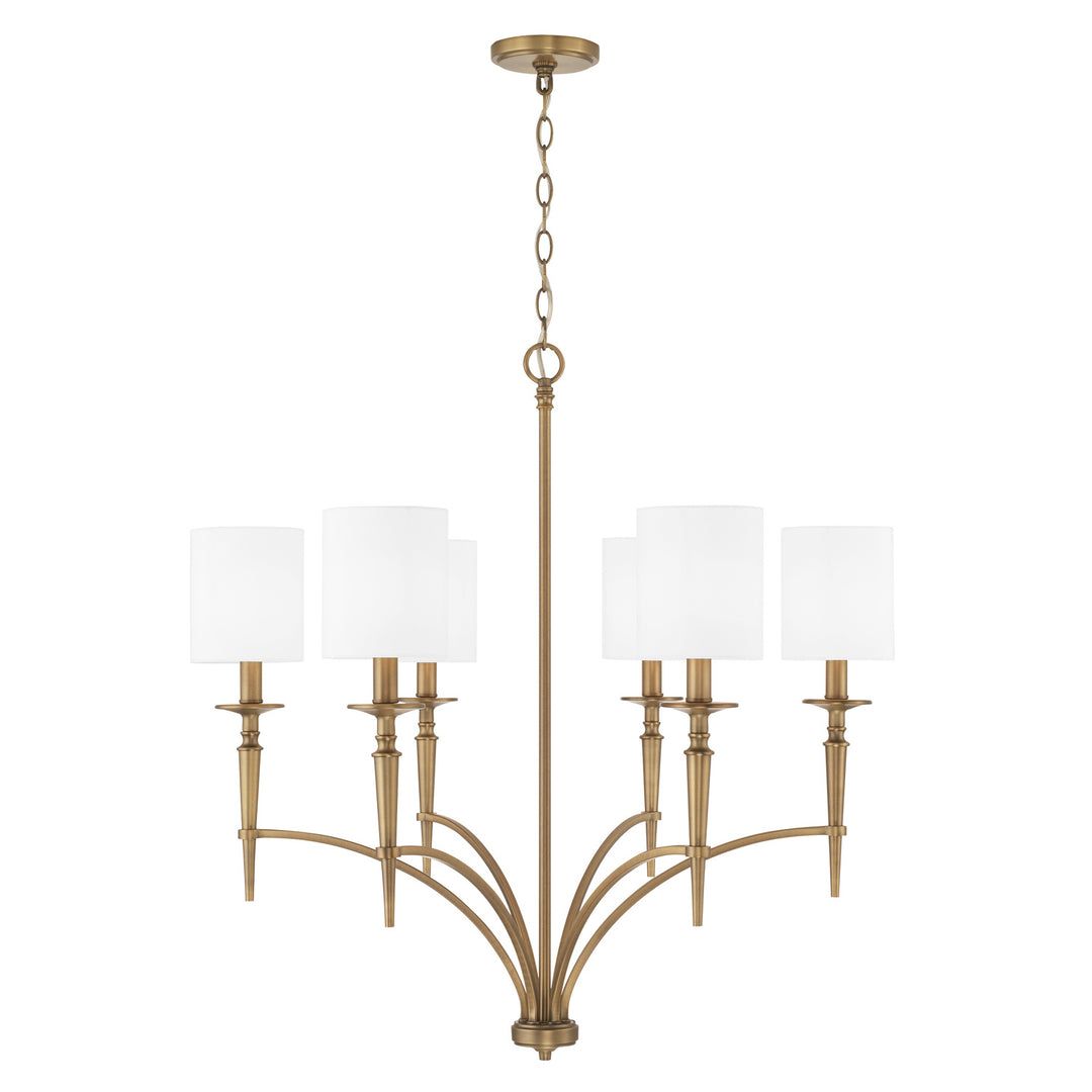 Capital Abbie 442661AD-701 Chandelier Light - Aged Brass