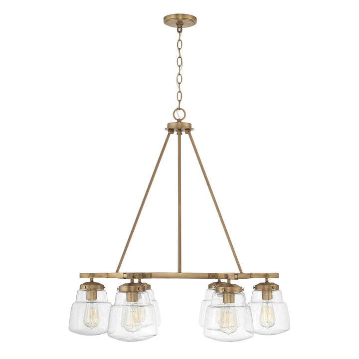 Capital Dillon 442761AD-518 Chandelier Light - Aged Brass