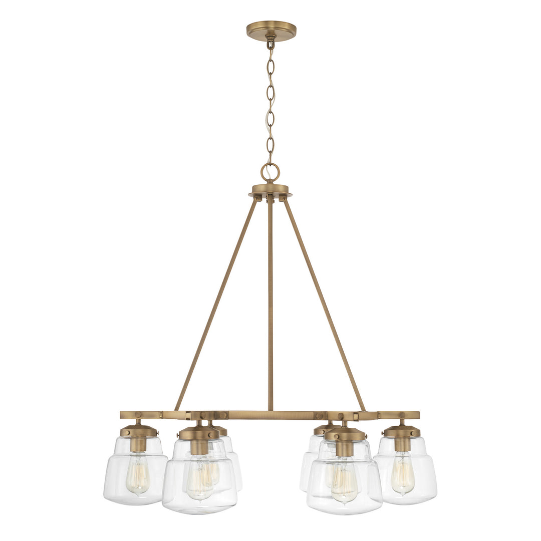 Capital Dillon 442761AD-518 Chandelier Light - Aged Brass