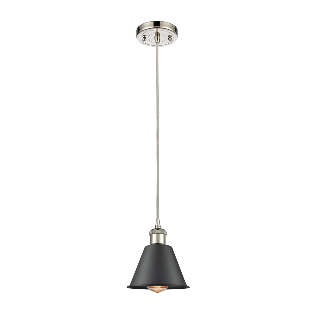 Innovations Ballston 516-1P-PN-M8-LED Pendant Light - Polished Nickel