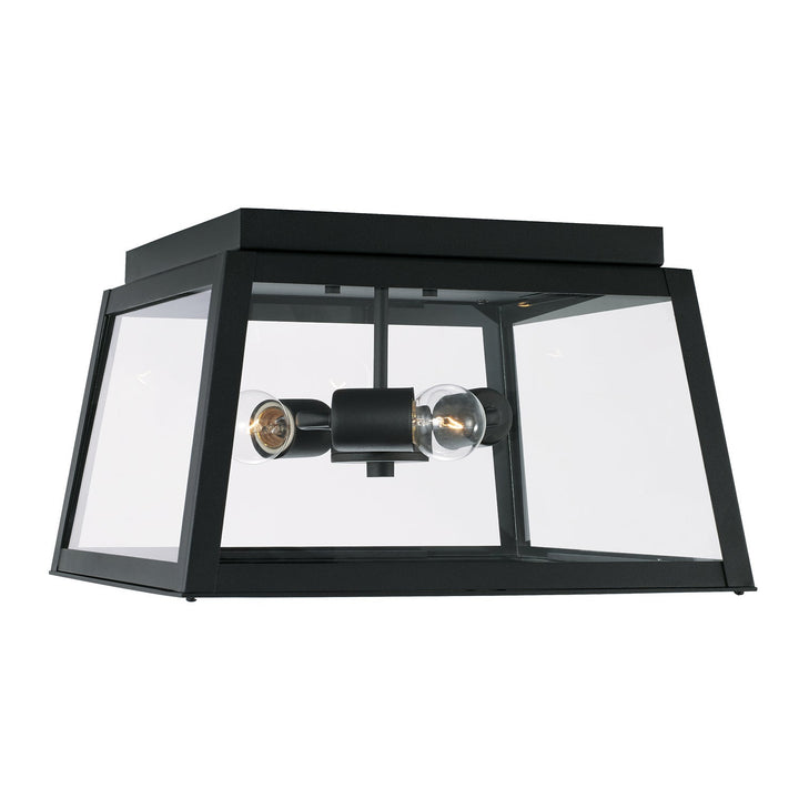 Capital Lighting 943736BK  Leighton Outdoor Black