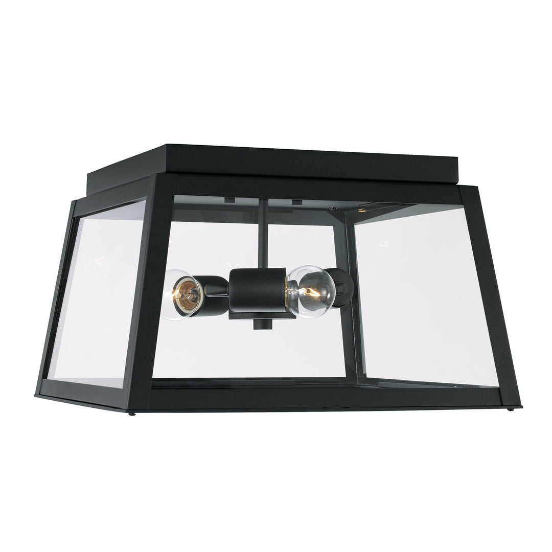 Capital Lighting 943736BK  Leighton Outdoor Black