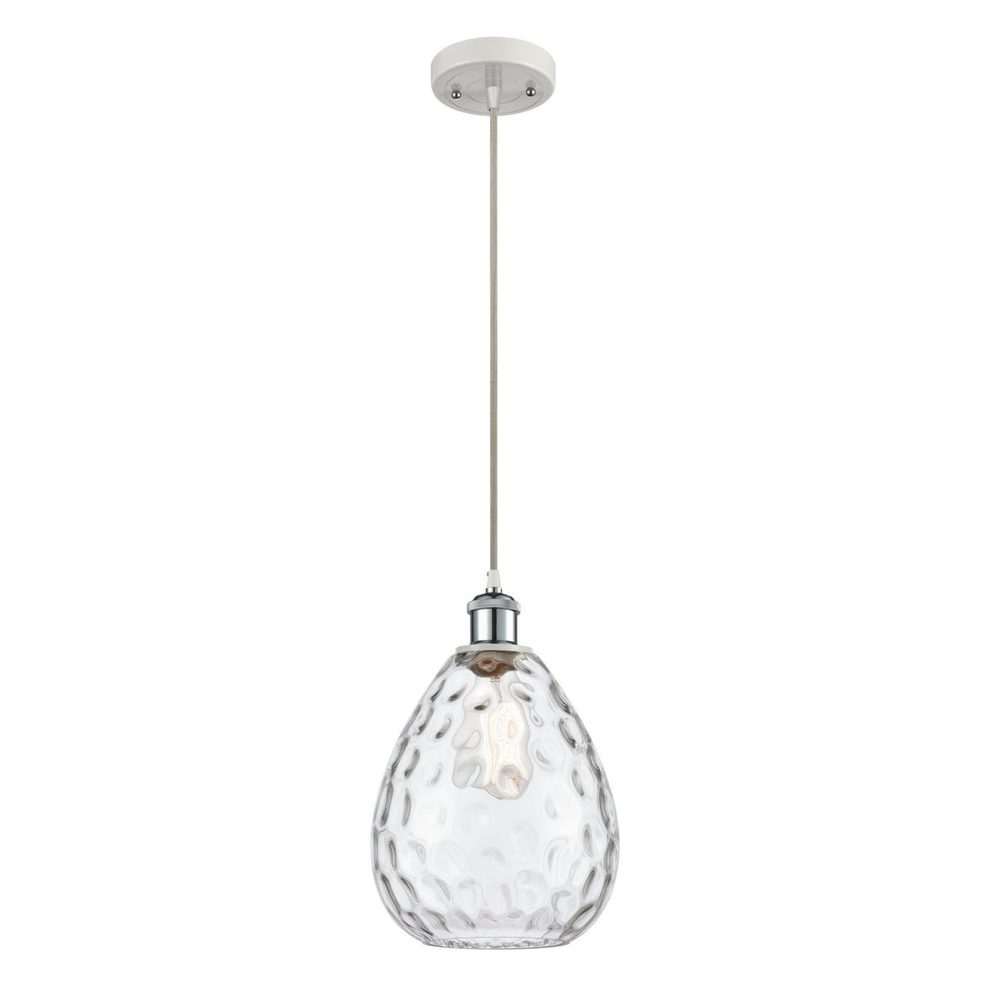 Innovations Ballston 516-1P-WPC-G372 Pendant Light - White and Polished Chrome