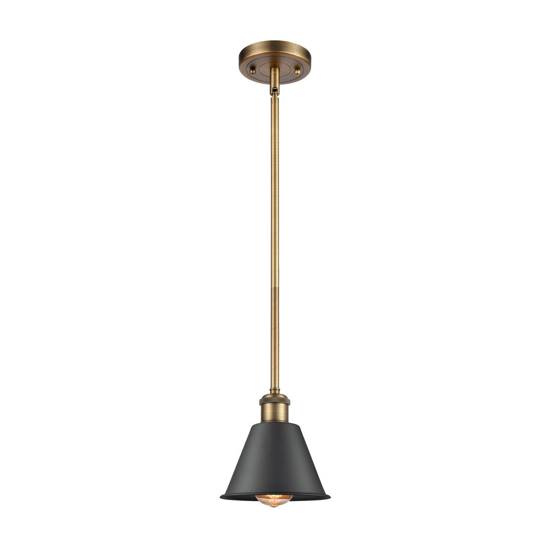 Innovations Ballston 516-1S-BB-M8 Pendant Light - Brushed Brass