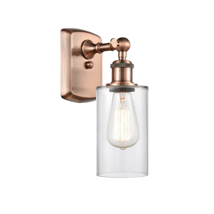 Innovations Ballston 516-1W-AC-G802 Wall Sconce Light - Antique Copper