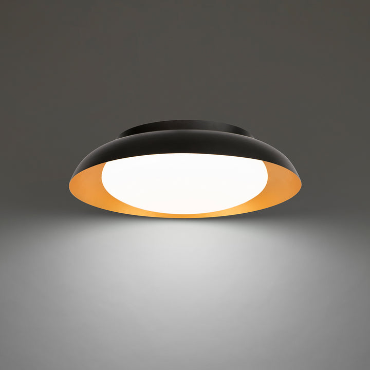 WAC Taurus FM-49118-BK/GO Ceiling Light - Black/Gold