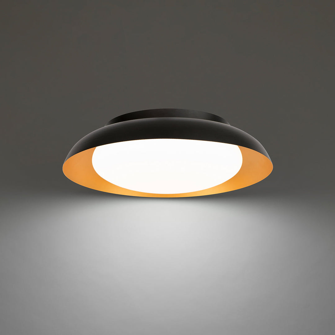 WAC Taurus FM-49118-BK/GO Ceiling Light - Black/Gold