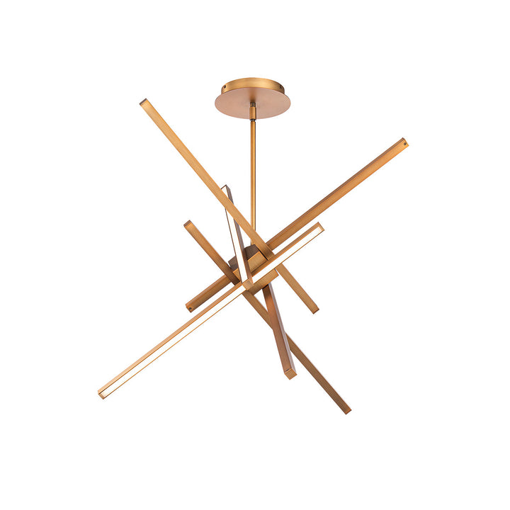 WAC Parallax PD-73129-AB Chandelier Light - Aged Brass