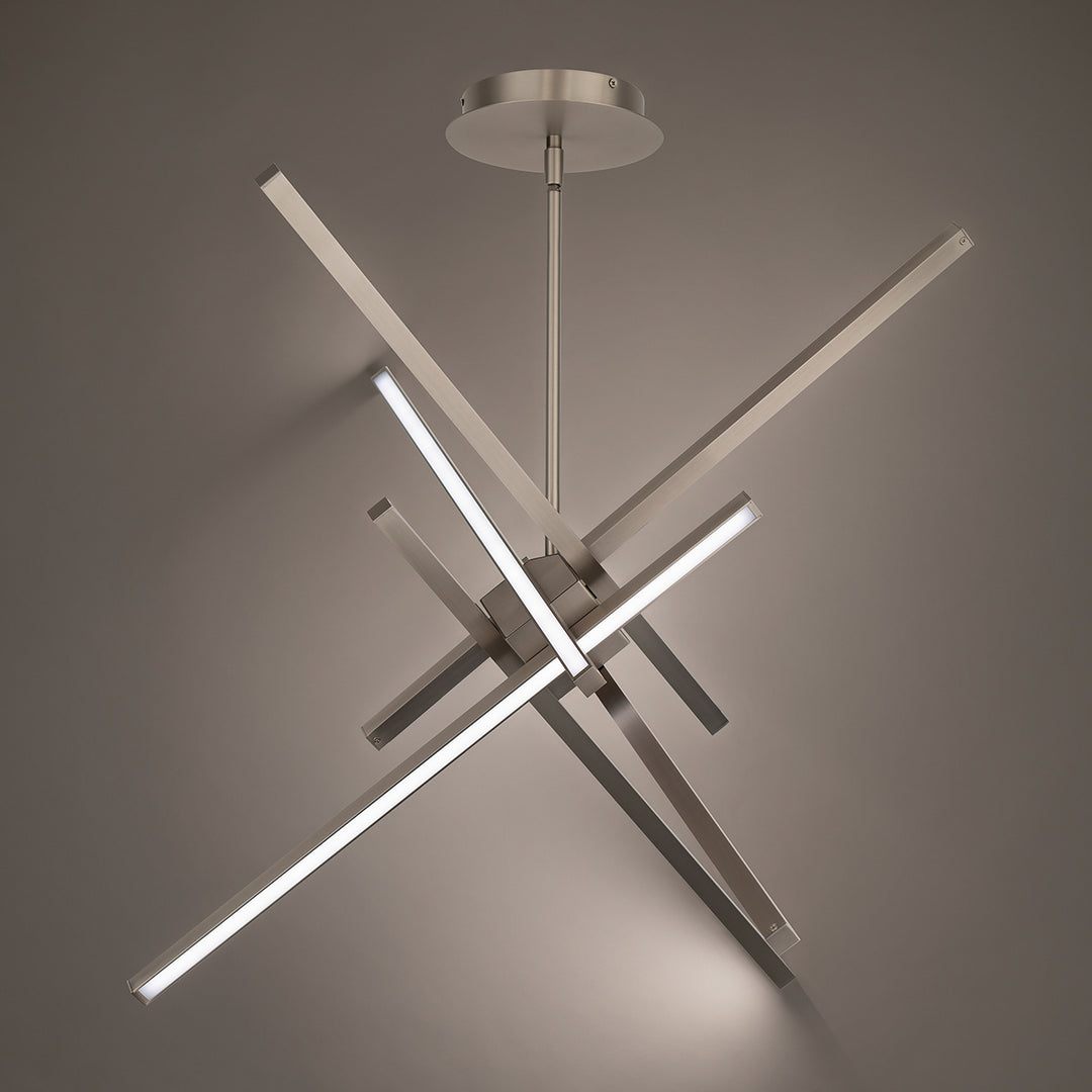 WAC Parallax PD-73139-BN Chandelier Light - Brushed Nickel