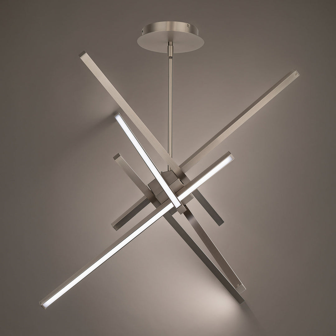 WAC Parallax PD-73139-BN Chandelier Light - Brushed Nickel