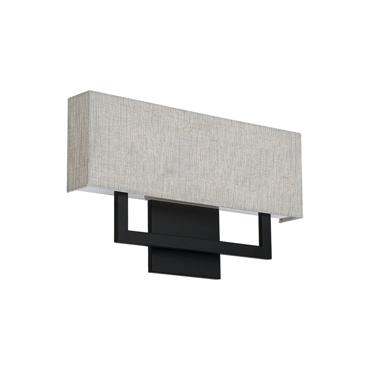 WAC Manhattan WS-13122-BK Wall Sconce Light - Black