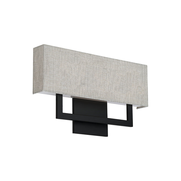 WAC Manhattan WS-13122-BK Wall Sconce Light - Black
