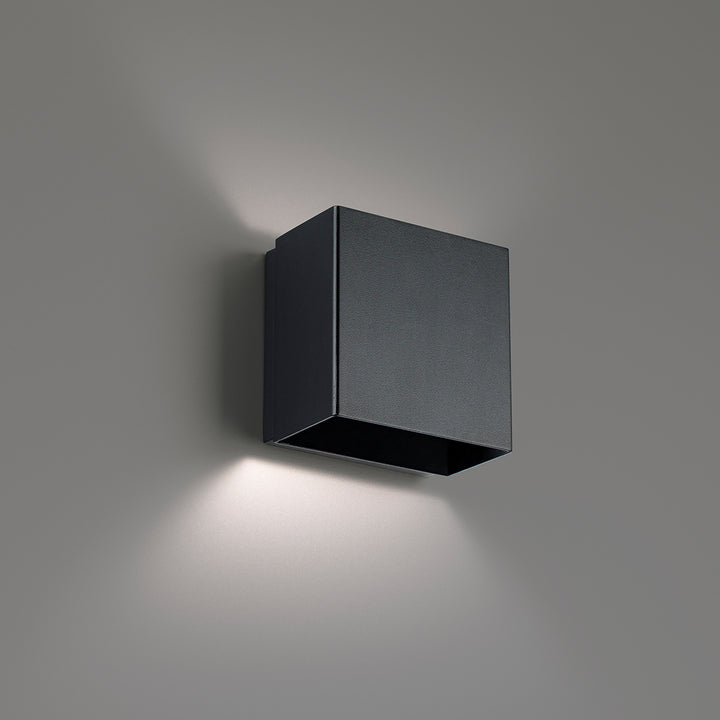 WAC Boxi WS-45105-27-BK Wall Sconce Light - Black