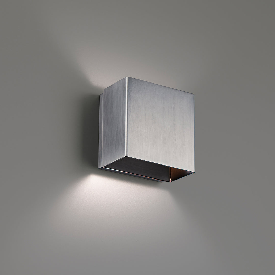 WAC Boxi WS-45105-27-BN Wall Sconce Light - Brushed Nickel
