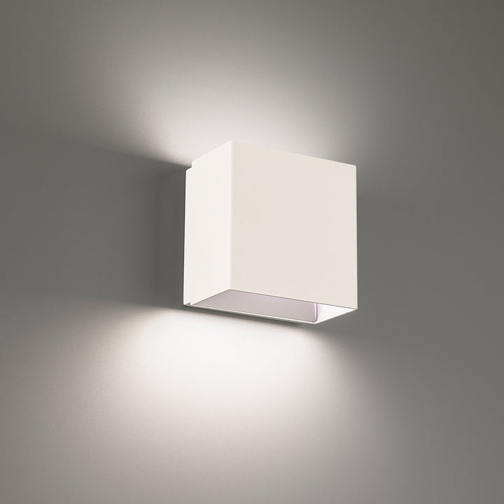 WAC Boxi WS-45105-27-WT Wall Sconce Light - White