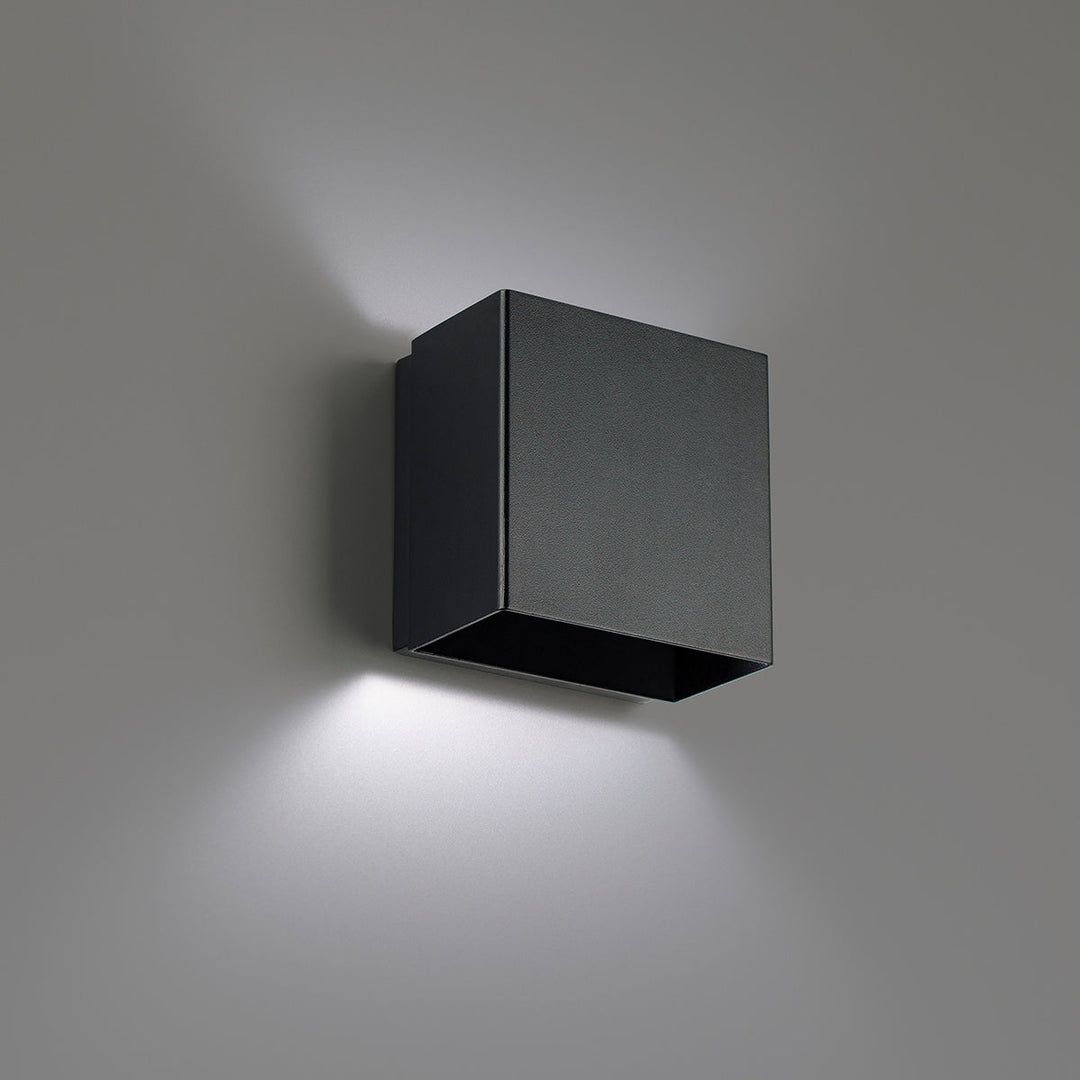 WAC Boxi WS-45105-30-BK Wall Sconce Light - Black
