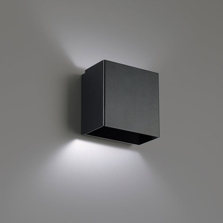 WAC Boxi WS-45105-30-BK Wall Sconce Light - Black