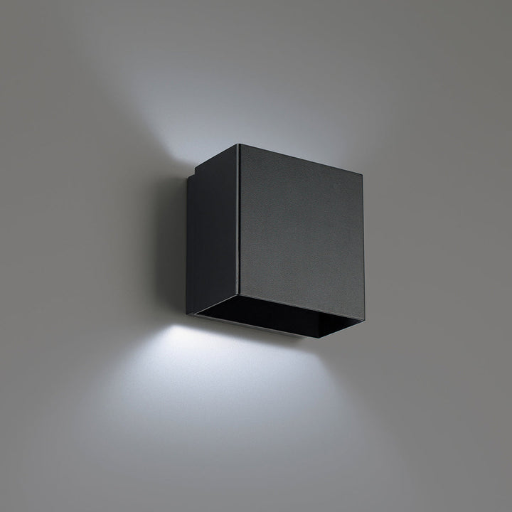 WAC Boxi WS-45105-35-BK Wall Sconce Light - Black