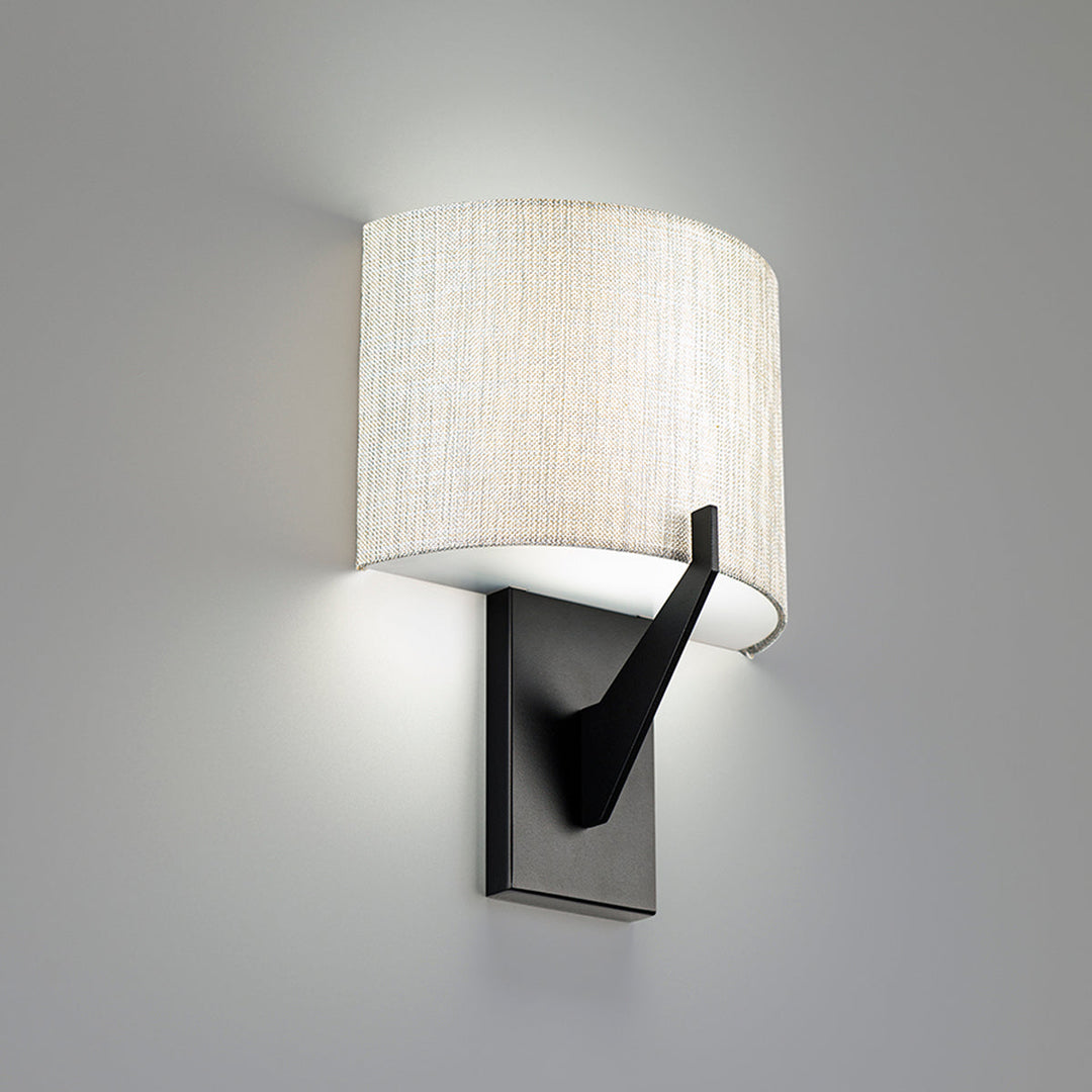WAC Fitzgerald WS-47108-27-BK Wall Sconce Light - Black