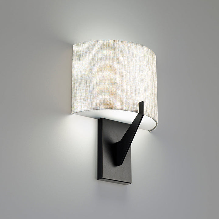 WAC Fitzgerald WS-47108-27-BK Wall Sconce Light - Black