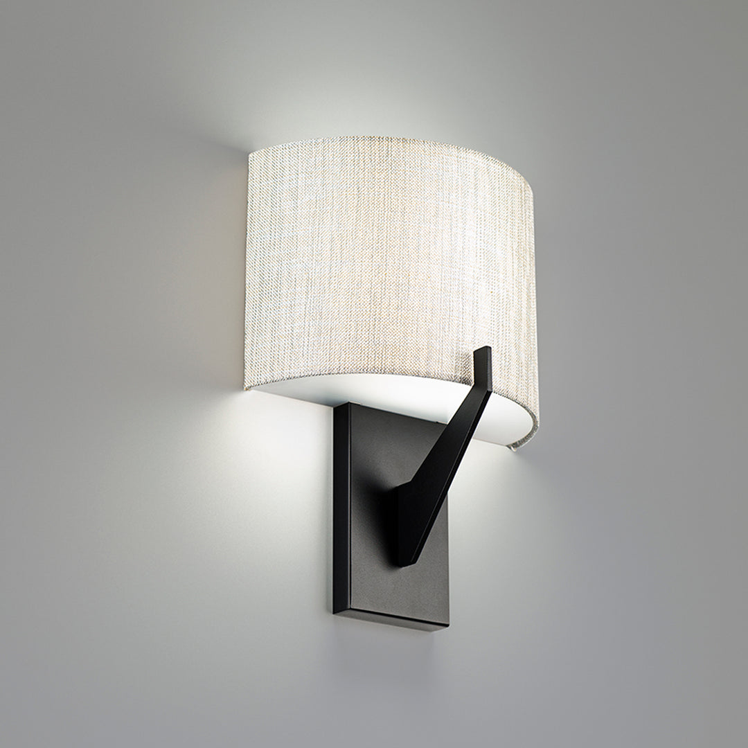 WAC Fitzgerald WS-47108-27-BK Wall Sconce Light - Black