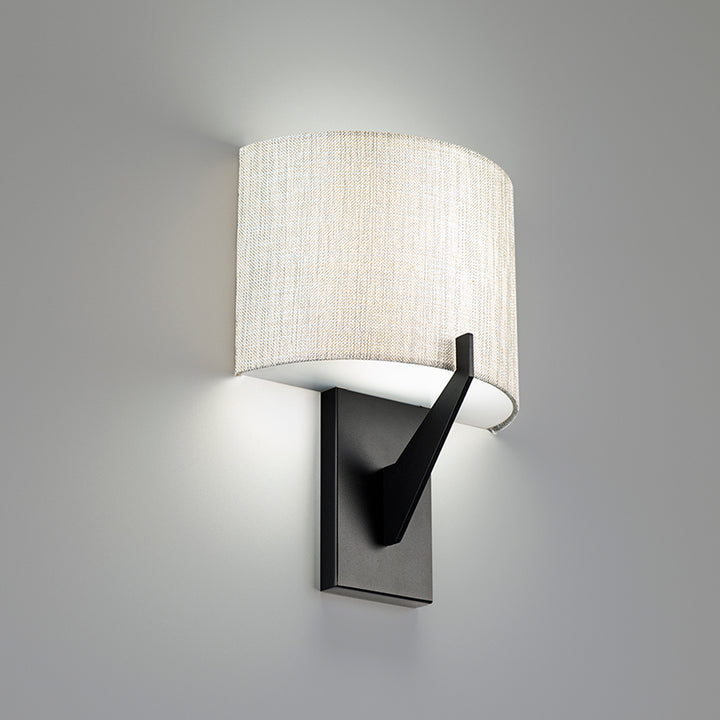 WAC Fitzgerald WS-47108-27-BK Wall Sconce Light - Black