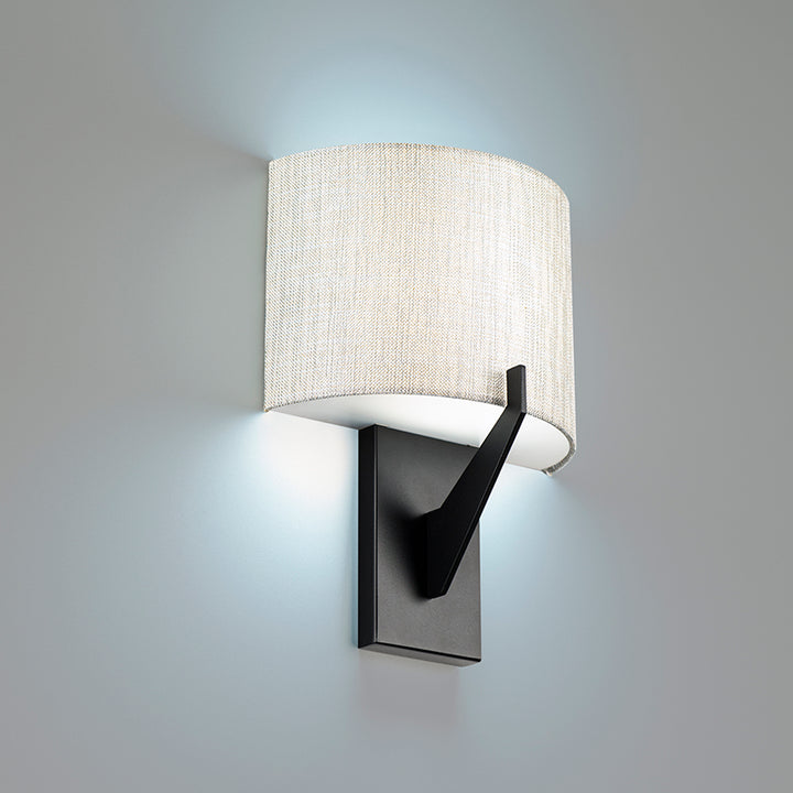 WAC Fitzgerald WS-47108-35-BK Wall Sconce Light - Black