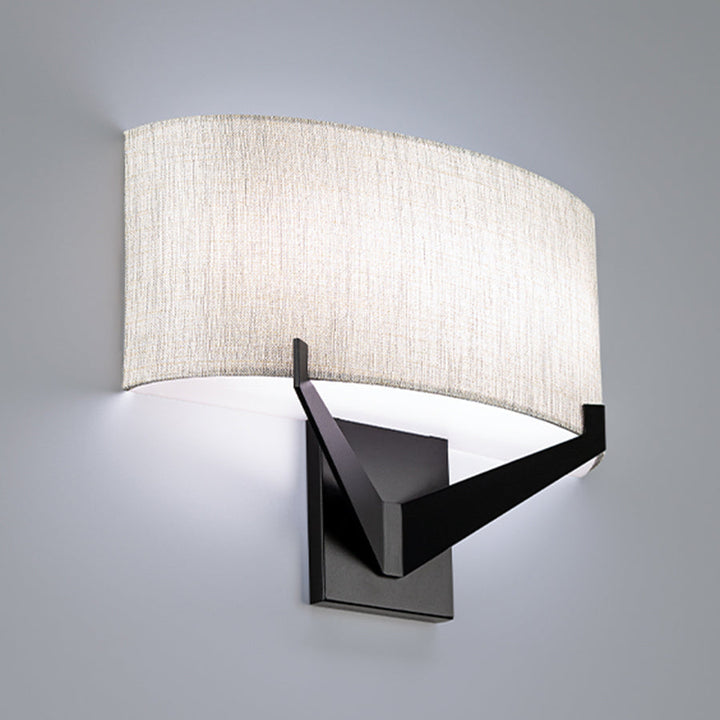 WAC Fitzgerald WS-47116-30-BK Wall Sconce Light - Black