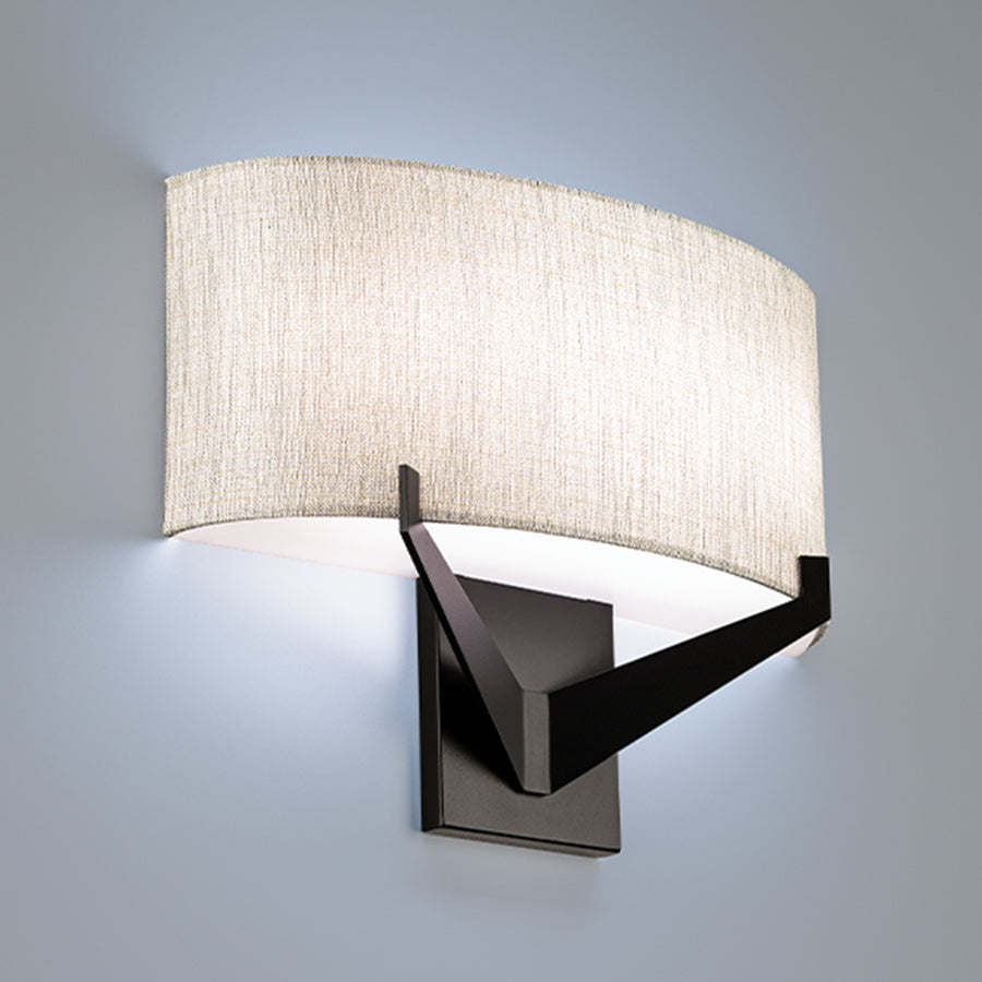 WAC Fitzgerald WS-47116-35-BK Wall Sconce Light - Black