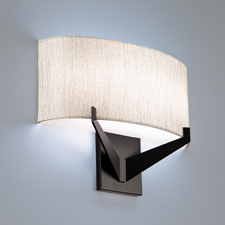 WAC Fitzgerald WS-47116-35-BK Wall Sconce Light - Black