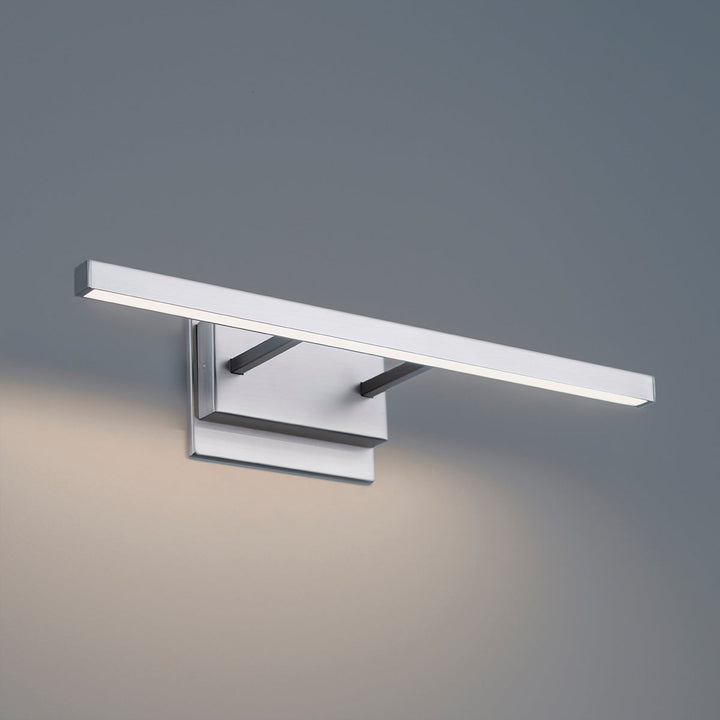 WAC Parallax WS-73117-27-BN Bath Vanity Light 5 in. wide - Brushed Nickel