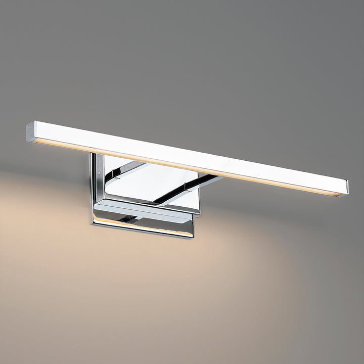 WAC Parallax WS-73117-27-CH Bath Vanity Light 5 in. wide - Chrome