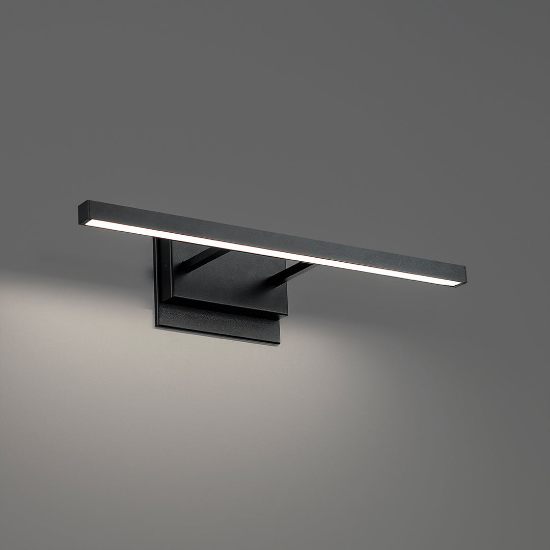 WAC Parallax WS-73117-30-BK Bath Vanity Light 5 in. wide - Black