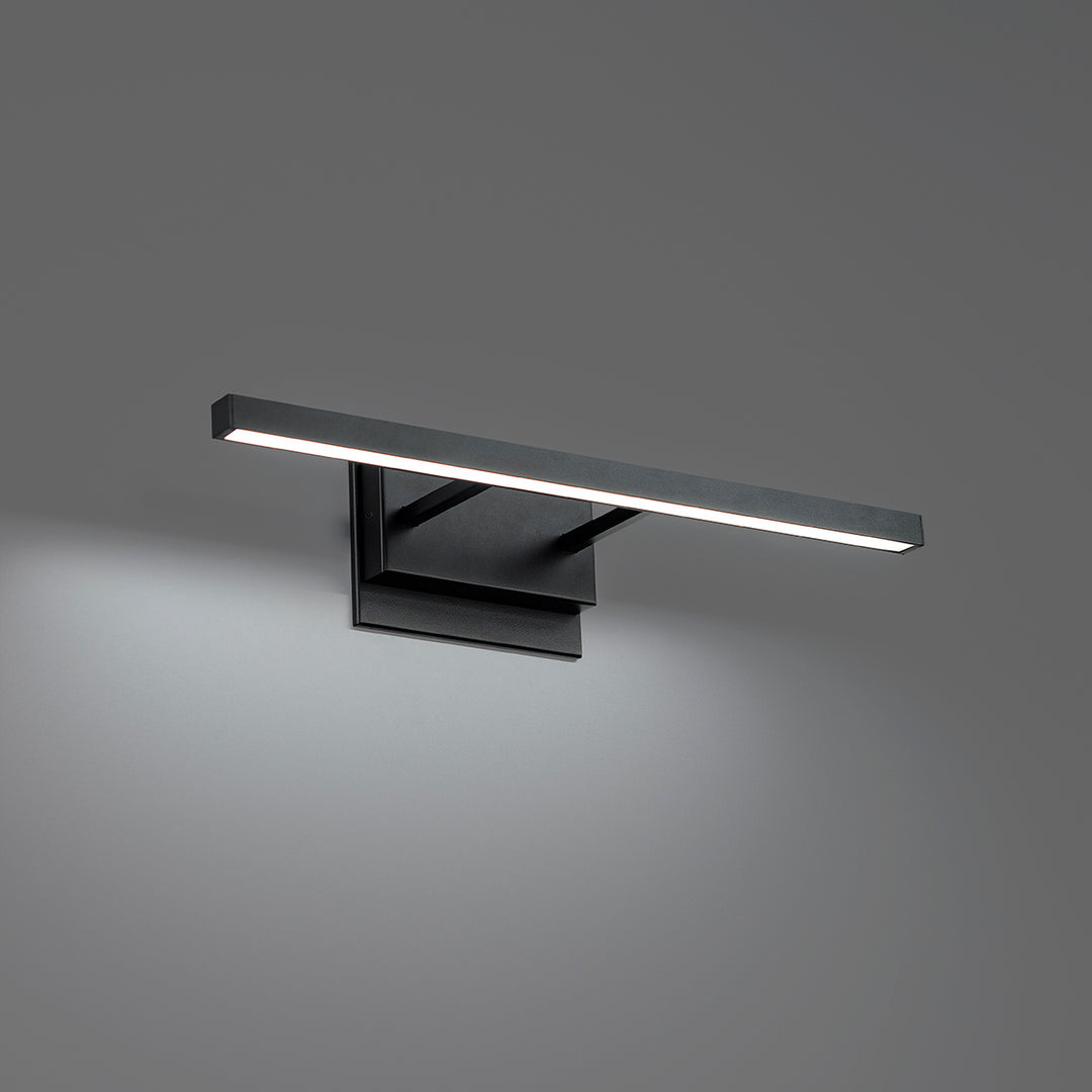 WAC Parallax WS-73117-35-BK Bath Vanity Light 5 in. wide - Black