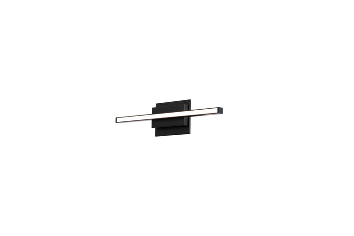 WAC Parallax WS-73118-BK Bath Vanity Light 2 in. wide - Black