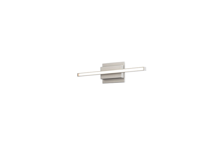 WAC Parallax WS-73118-BN Bath Vanity Light 2 in. wide - Brushed Nickel