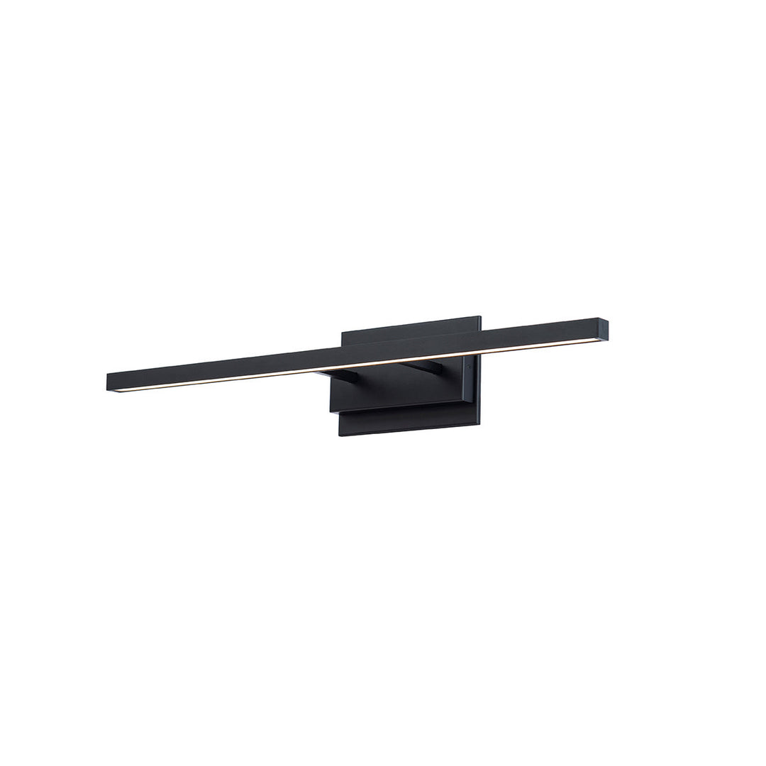 WAC Parallax WS-73123-27-BK Bath Vanity Light 5 in. wide - Black