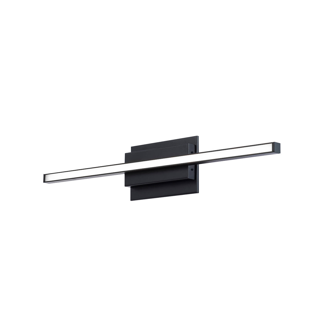 WAC Parallax WS-73124-BK Bath Vanity Light 2 in. wide - Black